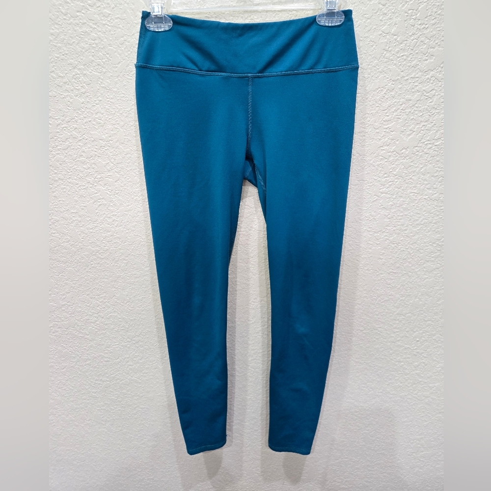 Fabletics Ocean Blue Women's Workout Gym Yoga Leggings Size Medium